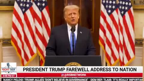 Trump Farewell Address - Part 1