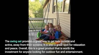 View Feedback: Costzon 40" Waterproof Saucer Tree Swing Set, Indoor Outdoor Round Swing Colorfu...