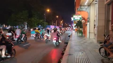 vietnam night view & night tour of the streets