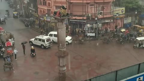 Rainfall in my city, very amazing seen