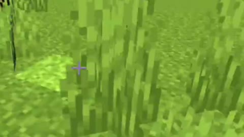 Minecraft but grass give op loots