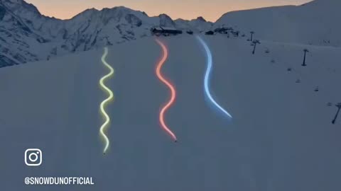 Cool Skiing Effect