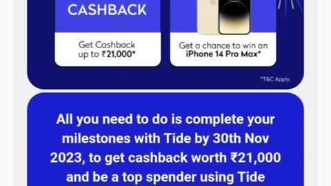 Win an iPhone 14 pro max with Tide