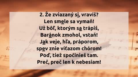 pr. 9. Preč, preč, ó srdce