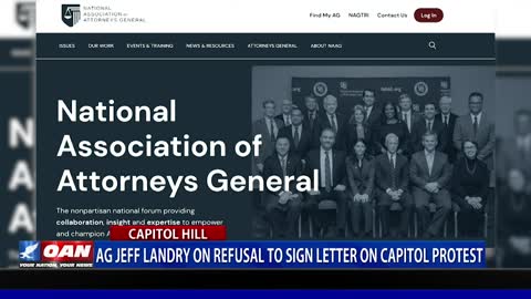 AG Jeff Landry on refusal to sign letter on Capitol protest