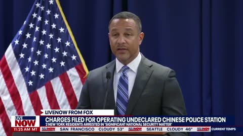 Illegal Chinese police station: FBI arrests 2 in 'national security matter'