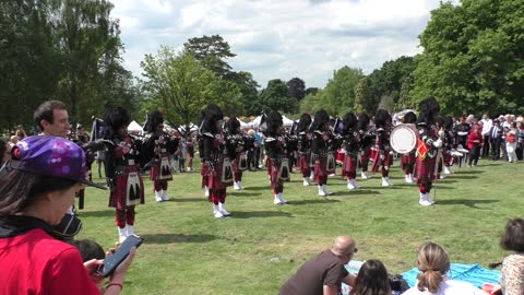 70 years jubilee - band with kobza - Golders Hill Park