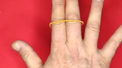 Easy rubber band trick you ma learn easily.