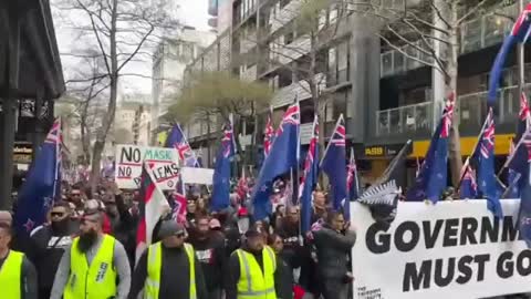 Massive protests in New Zealand