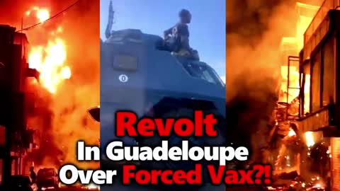 NO FORCED VAX: Massive Revolt / Revolution Breaking out in Guadeloupe / France