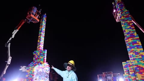 Mr Beast - I Built The World's Largest Lego Tower