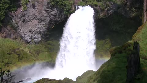 Relax, Listen and Watch: 3 Hour Video of a Waterfall | RelaxingSoundsAmerica