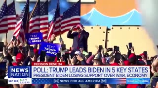 Trump leads Biden in five battleground States|NewsNation|s