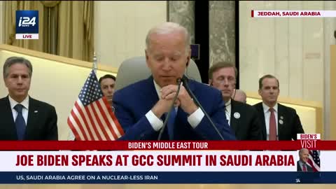 President Jeo Biden Speaks At The Cc+3 Submitt in Jeddah