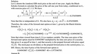 Exam IFM exercise for July 7, 2021