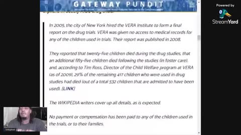 Children Services with Fauci’s NIH Also Funded Medical Experiments on AIDS Orphans in NY City