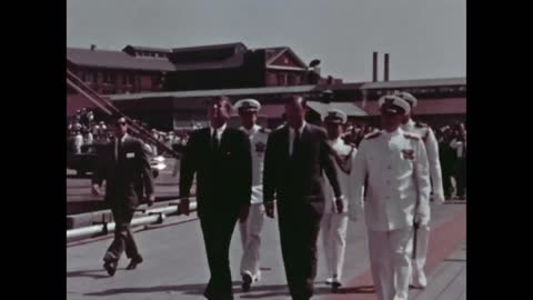 Aug. 15, 1962 - JFK's Visit to U.S. Coast Guard Training Barque Eagle