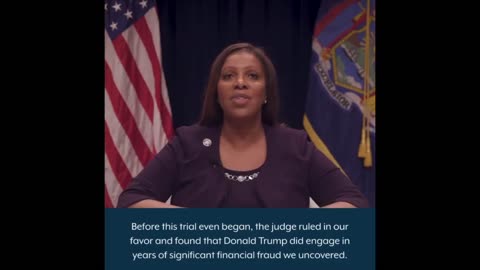 Letitia James Saying Judge Engoron Found Donald Trump Guilty “Before This Trial Even Began”