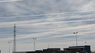 Chemtrails over Ploiesti