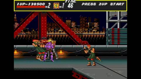 Streets of Rage 1 Gameplay