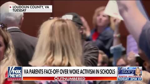 Heated Moments between VA Parents and woke school board