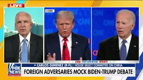‘THE WHOLE WORLD’ knows Biden isn’t fit for the job- Carlos Gimenez Fox News