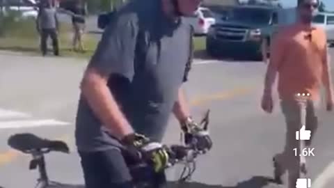 Biden Falls Off His Bike