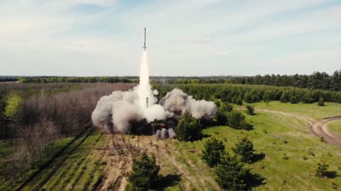 Imágenes del lanzamiento de misiles Iskander por parte de Rusia