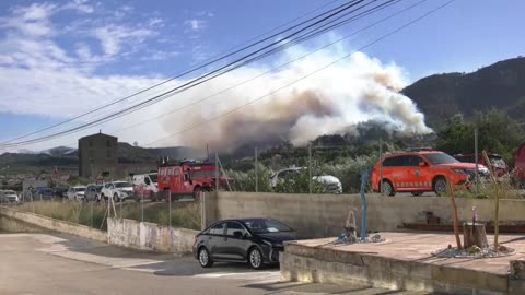erca de 2.000 hectáreas han sido quemadas por un incendio forestal en Valencia, España