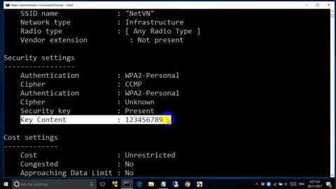 CMD : Show Wi-Fi Password | Windows 10 / 11 | NETVN | easy