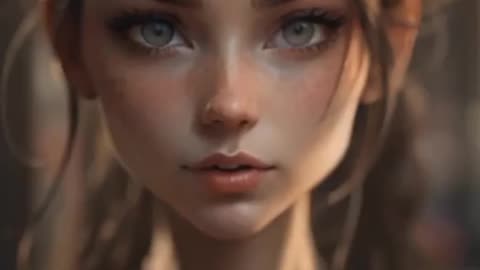 Digital art in real women beauty with AI
