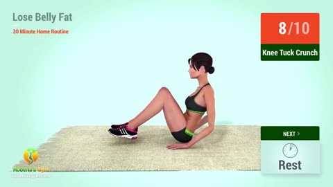 30 Minute Exercise Routine To Lose Belly Fat