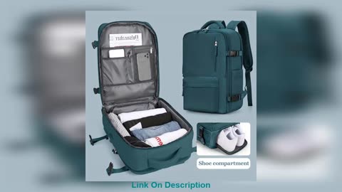 Deal Travel Backpack Carry on Personal Item Bag for Flight Ap