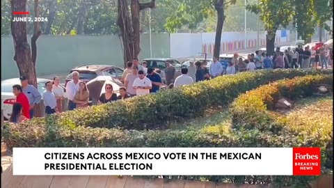AMLO, Candidates, And Citizens Across Mexico Vote In The Mexican Presidential Election