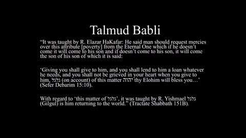 HaQabbalah: Metempsychosis - Part 4 - Reincarnation in the Talmud