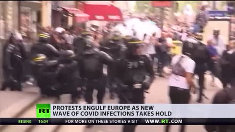 Mass Protests in Europe Against Covid Restrictions