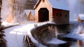 Old Fashioned Covered Bridge