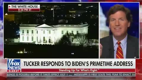 Tucker Fires Back at Biden's Speech: "How Dare You..."