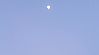 Video is of moon and mountain