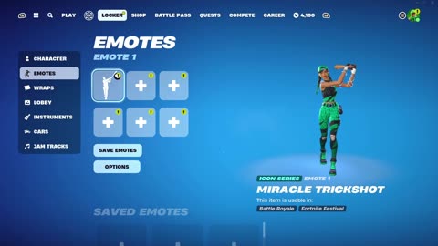 Fortnite Championship Aura Miracle Trickshot Emote