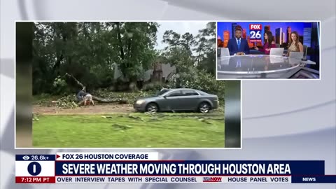 Severe weather shatters windows in Houston, TX At least 4 dead LiveNOW from FOX