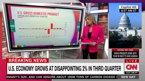 "A Downshift" - CNN Shocked by Sharp Deceleration in Economic Growth