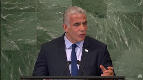 Israeli PM Yair Lapid Speech in United Nations 2022