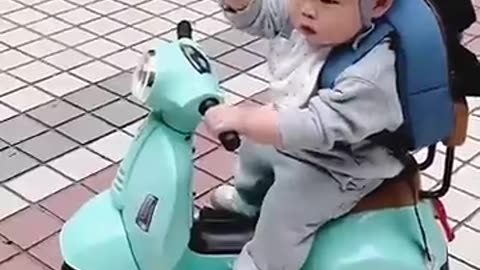 Funny cute baby