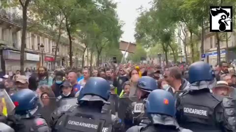 Police Clash with French Protesters. Protests Erupt Over Vaccine Passports, Mandatory Vaccine