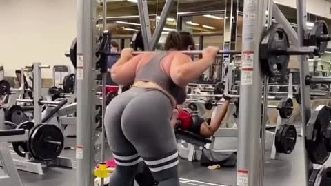 Big Booty workout for women at gym