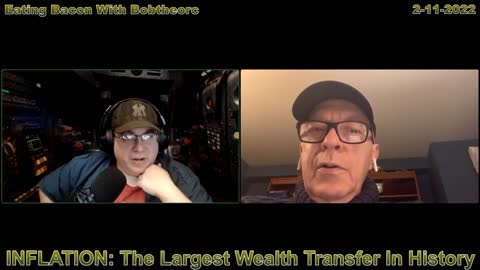 Eating Bacon With Bobtheorc 2-11-22 Inflation: The Largest Wealth Transfer In History, Part 1 of 3