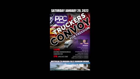 Rainbow Bridge Truckers for Freedom with PPC and TBOF.ca