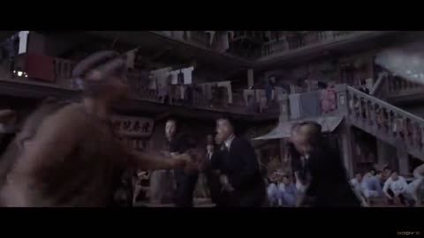Kung fu hustle axe fighting scene