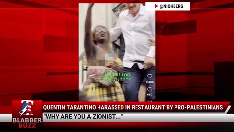 Quentin Tarantino Harassed In Restaurant By Pro-Palestinians